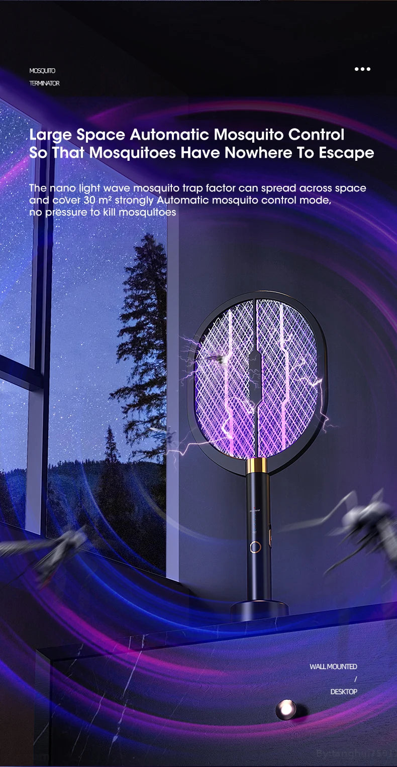 3000V Mosquito Killer Anti Mosquitoes Electric Usb Killer Racket Fly Swatter Electric Traps Flies Insect Repeller Home Mosquito