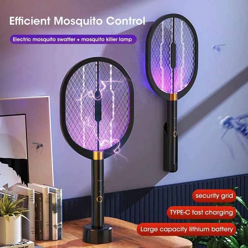 3000V Mosquito Killer Anti Mosquitoes Electric Usb Killer Racket Fly Swatter Electric Traps Flies Insect Repeller Home Mosquito