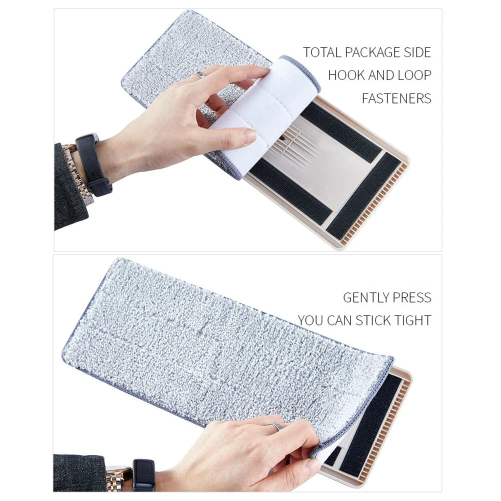 Cleaning Mop Flat Mop Microfibre with Telescopic Rod and Barrel Rotatable  for Home Microfibre  Rotatable Mop