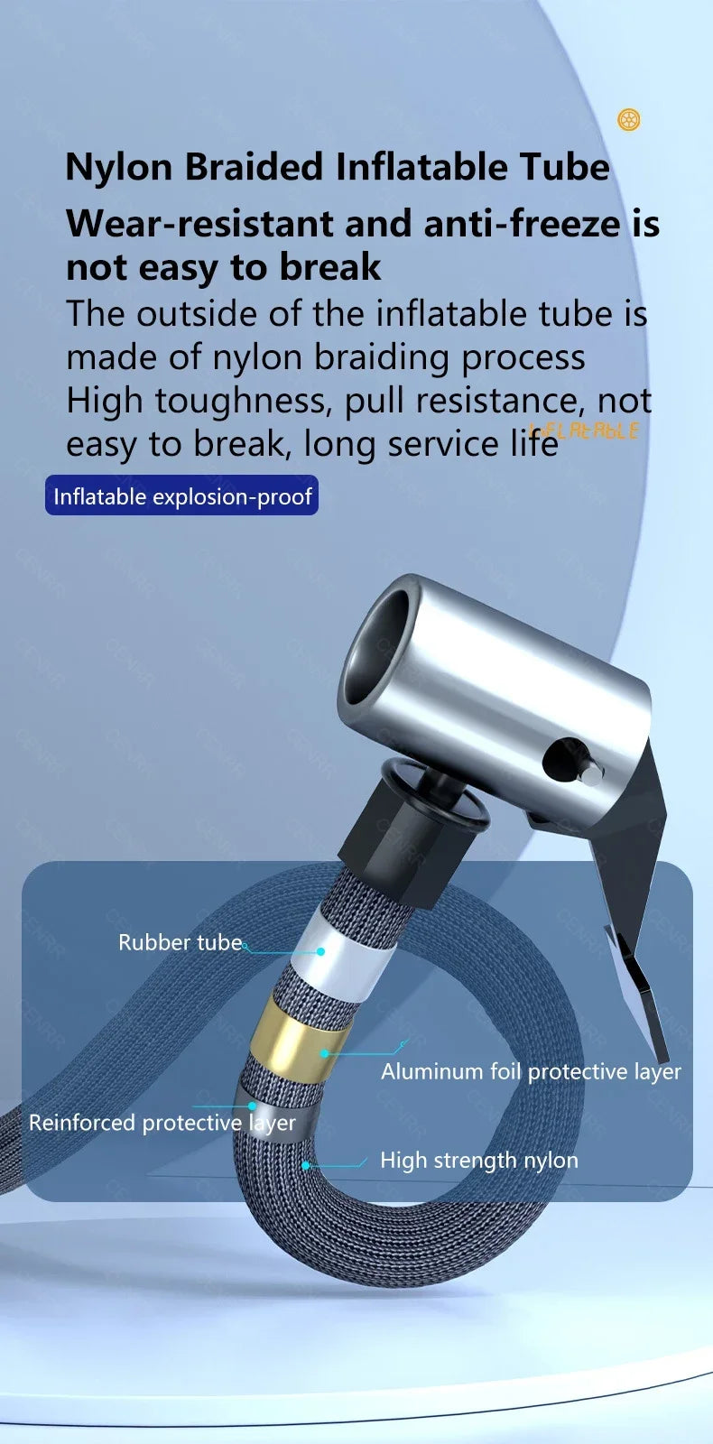 Wireless Car Air Pump Portable Air Compressor Electric Tire Inflator with LCD Digital Display for Car Motorcycles Bicycle Ball