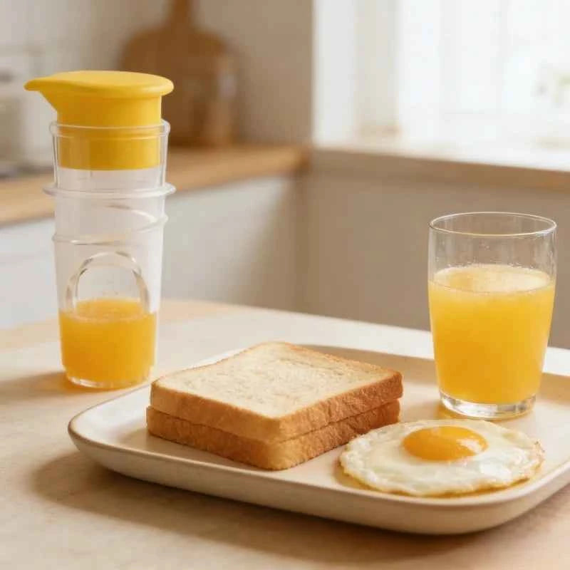 Fruit Juice Sprayer Manual Orange Lemon Juicer with Leak-Proof Nozzle Mini Handheld Juicing Gadget for Fresh Juice Making