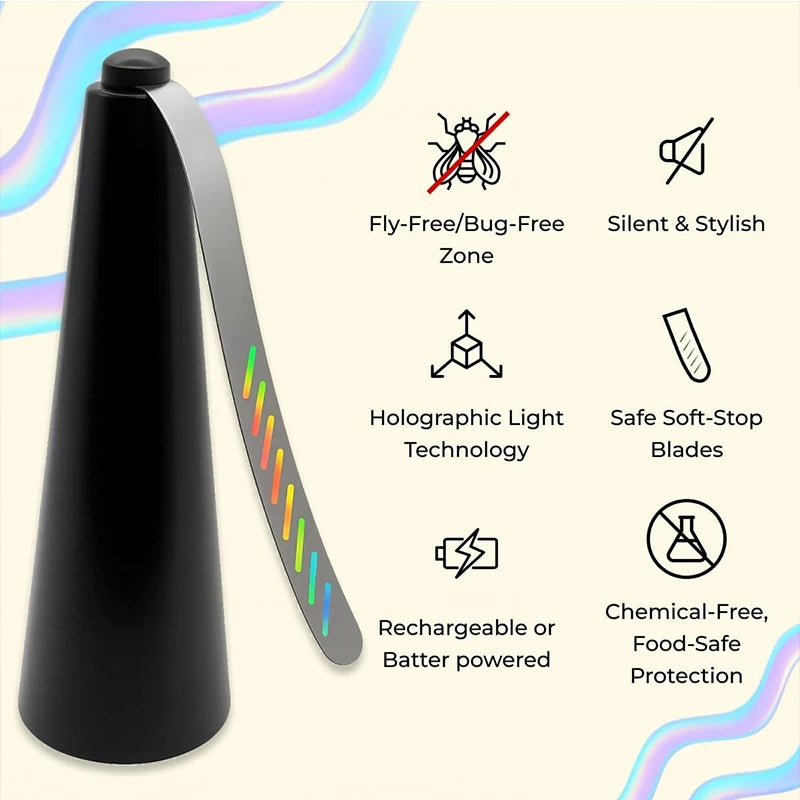 Fly Repeller Fan Amazes Flies Mosquito Repellent Animal Anti Mosquitos Mosquitoes Table Insect Killer the Kuny Pest Control Home
