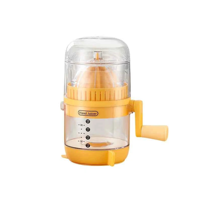 New upgraded juicer,household hand cranked orange lemon manual juicer,juice residue separation and squeezing device, juicing cup