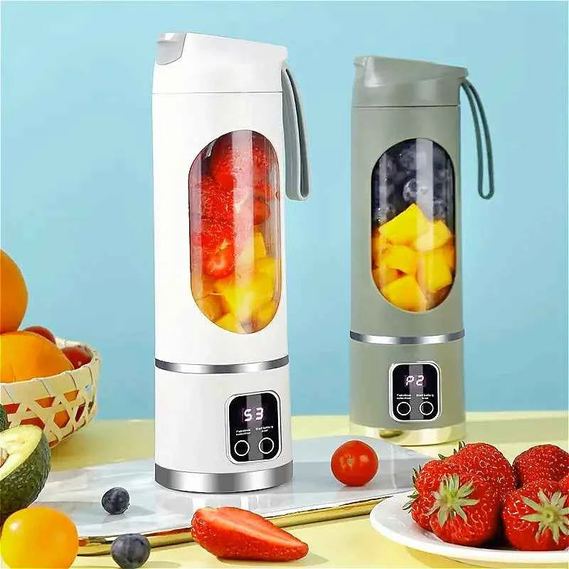 блендер juicer Portable Electric Juicer 450ml 8 Blades Travel Juicer Machine Chargeable Shakes Smoothie Blenders Fresh Juice Cup