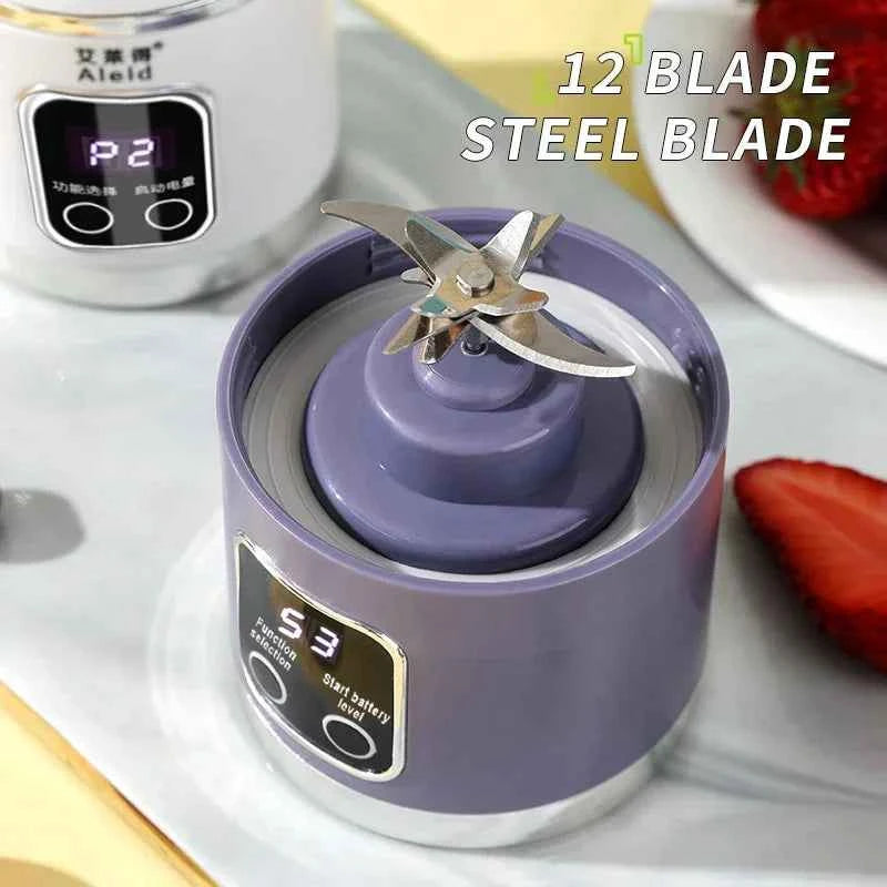 блендер juicer Portable Electric Juicer 450ml 8 Blades Travel Juicer Machine Chargeable Shakes Smoothie Blenders Fresh Juice Cup