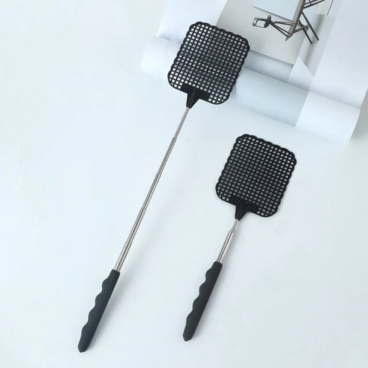 1pc Creative Retractable Fly Swatter - Easy-to-Use Mosquito Killer for Home, Beach, Travel-Compact Design Pest Control Necessity