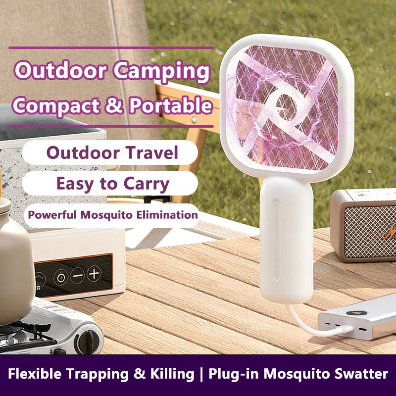Mini Electric Mosquito Swatter USB Household Mosquito Lure Small Mosquito Killer Swatter Outdoor Portable Mosquito Killer 2026