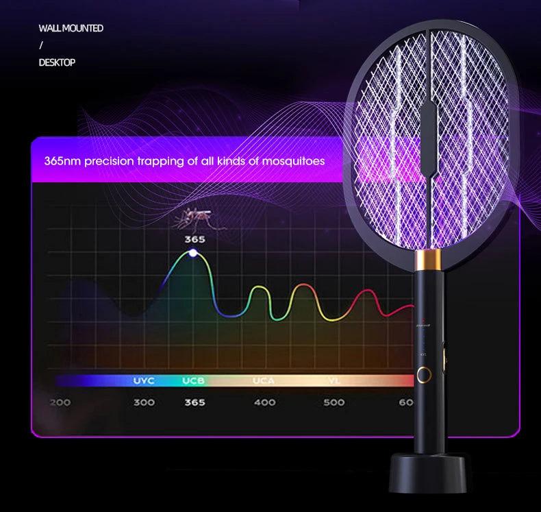 3000V Mosquito Killer Anti Mosquitoes Electric Usb Killer Racket Fly Swatter Electric Traps Flies Insect Repeller Home Mosquito