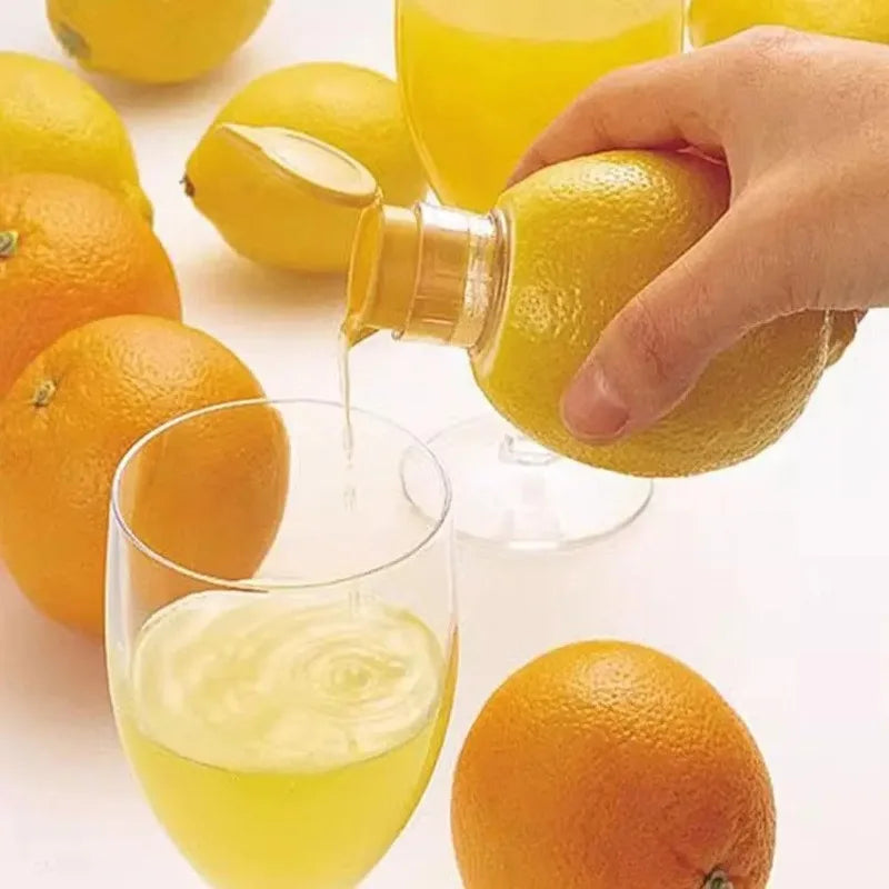 Fruit Juice Sprayer Manual Orange Lemon Juicer with Leak-Proof Nozzle Mini Handheld Juicing Gadget for Fresh Juice Making