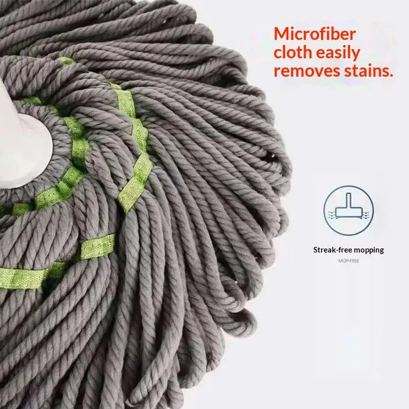 2 In 1 Dehydrated Mop 360 Degree Self Wringing Spin Mop Hand Free Household Twist Mop Home Cleaning