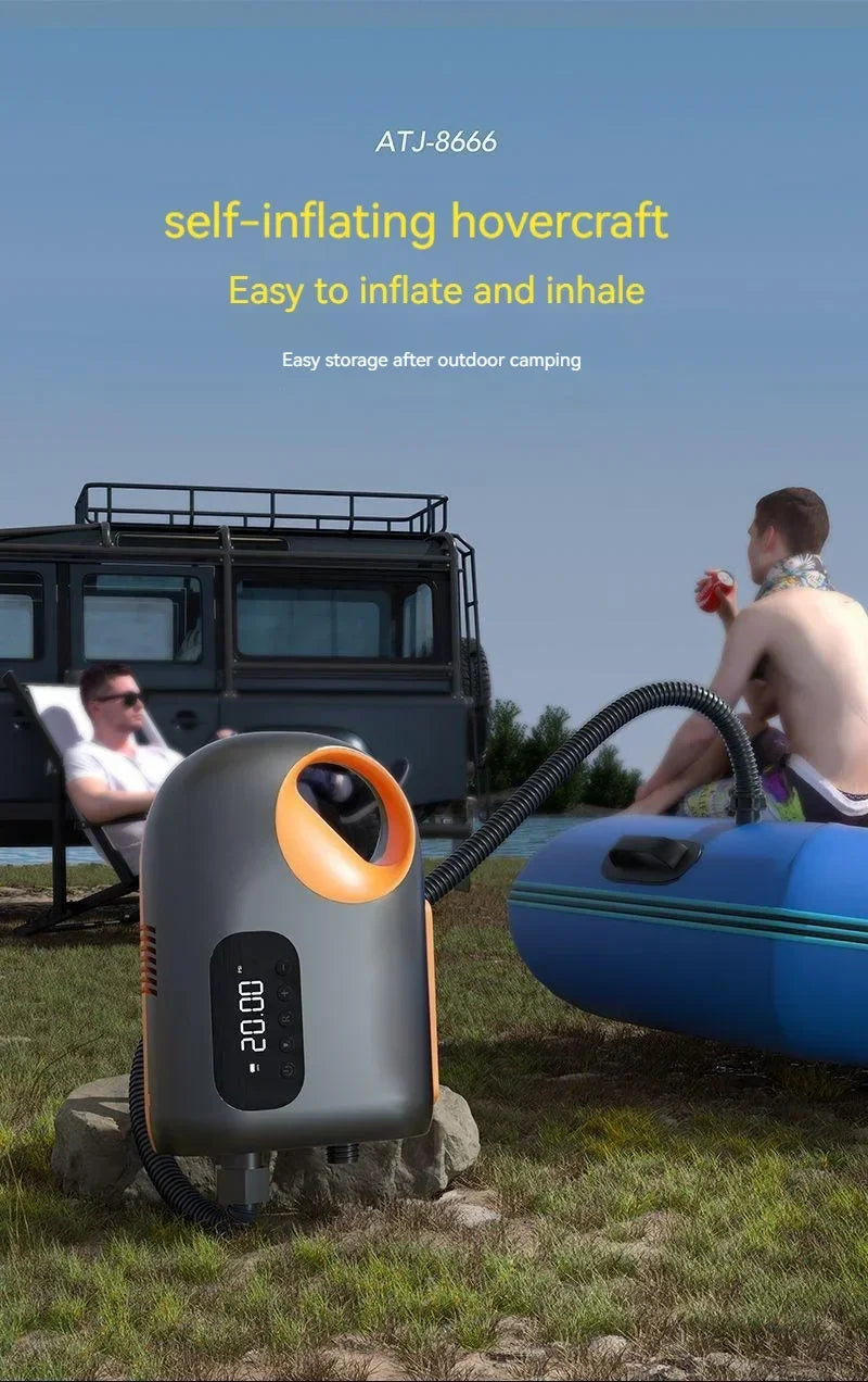 20 PSI Protable Air Pump Inflatable Sup Pump120W Electric Inflatable Deflatable Air Inflator for Outdoo Paddle Board Boat Kayak