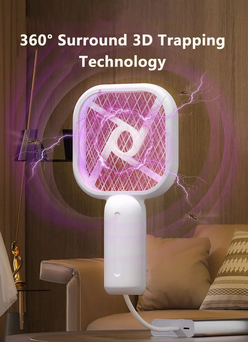 Mini Electric Mosquito Swatter USB Household Mosquito Lure Small Mosquito Killer Swatter Outdoor Portable Mosquito Killer 2026