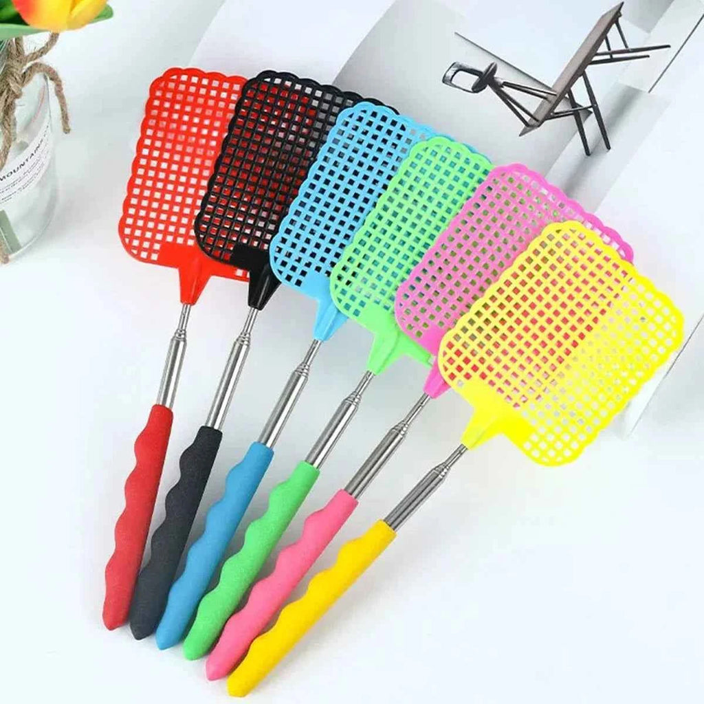 1pc Creative Retractable Fly Swatter - Easy-to-Use Mosquito Killer for Home, Beach, Travel-Compact Design Pest Control Necessity