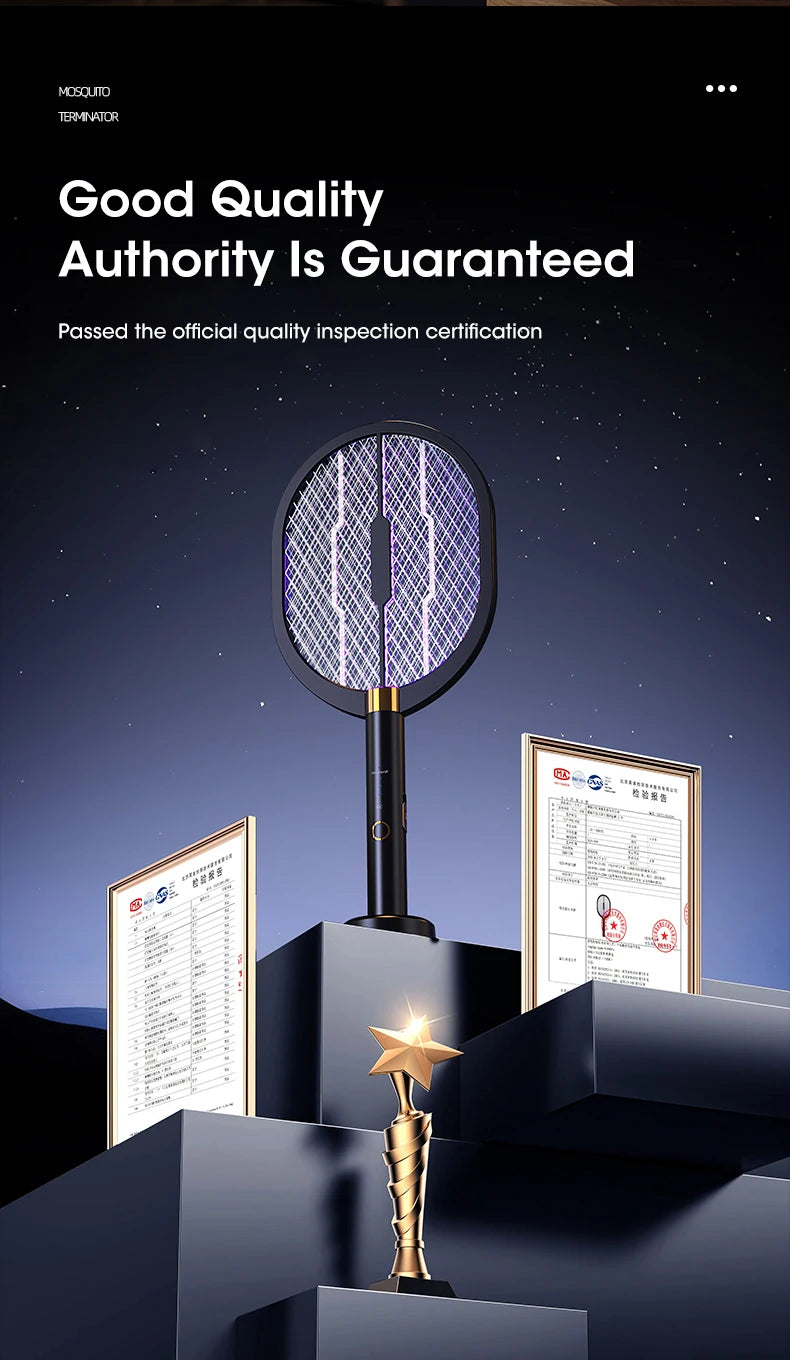 3000V Mosquito Killer Anti Mosquitoes Electric Usb Killer Racket Fly Swatter Electric Traps Flies Insect Repeller Home Mosquito