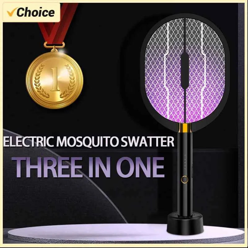 3000V Mosquito Killer Anti Mosquitoes Electric Usb Killer Racket Fly Swatter Electric Traps Flies Insect Repeller Home Mosquito