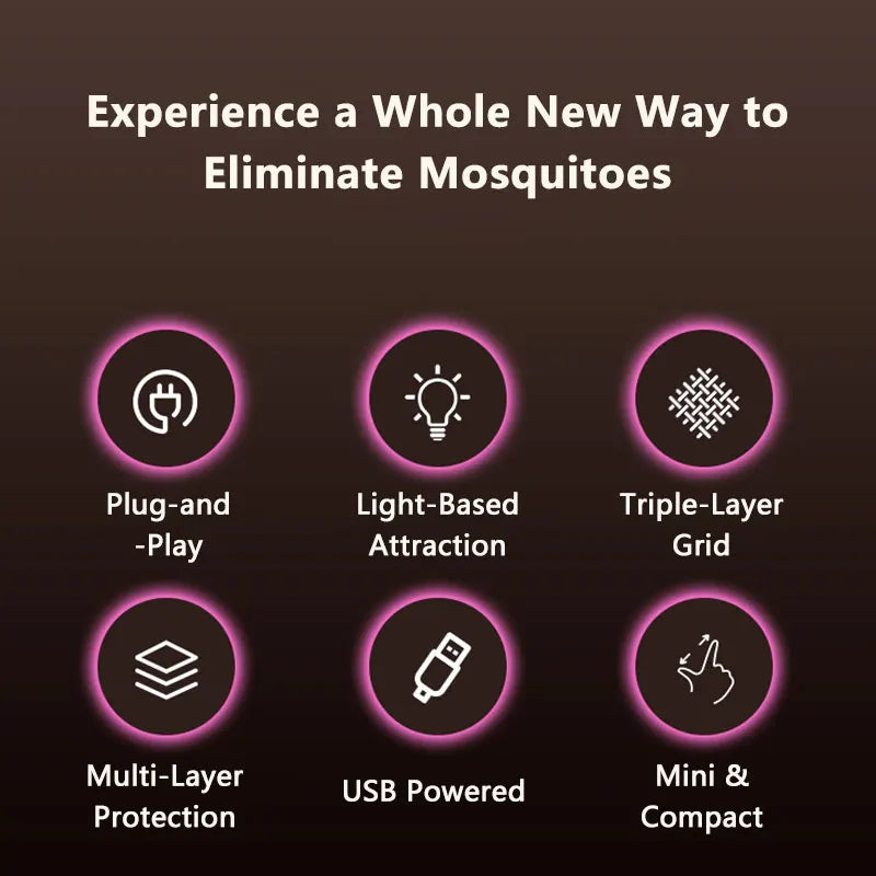 Mini Electric Mosquito Swatter USB Household Mosquito Lure Small Mosquito Killer Swatter Outdoor Portable Mosquito Killer 2026