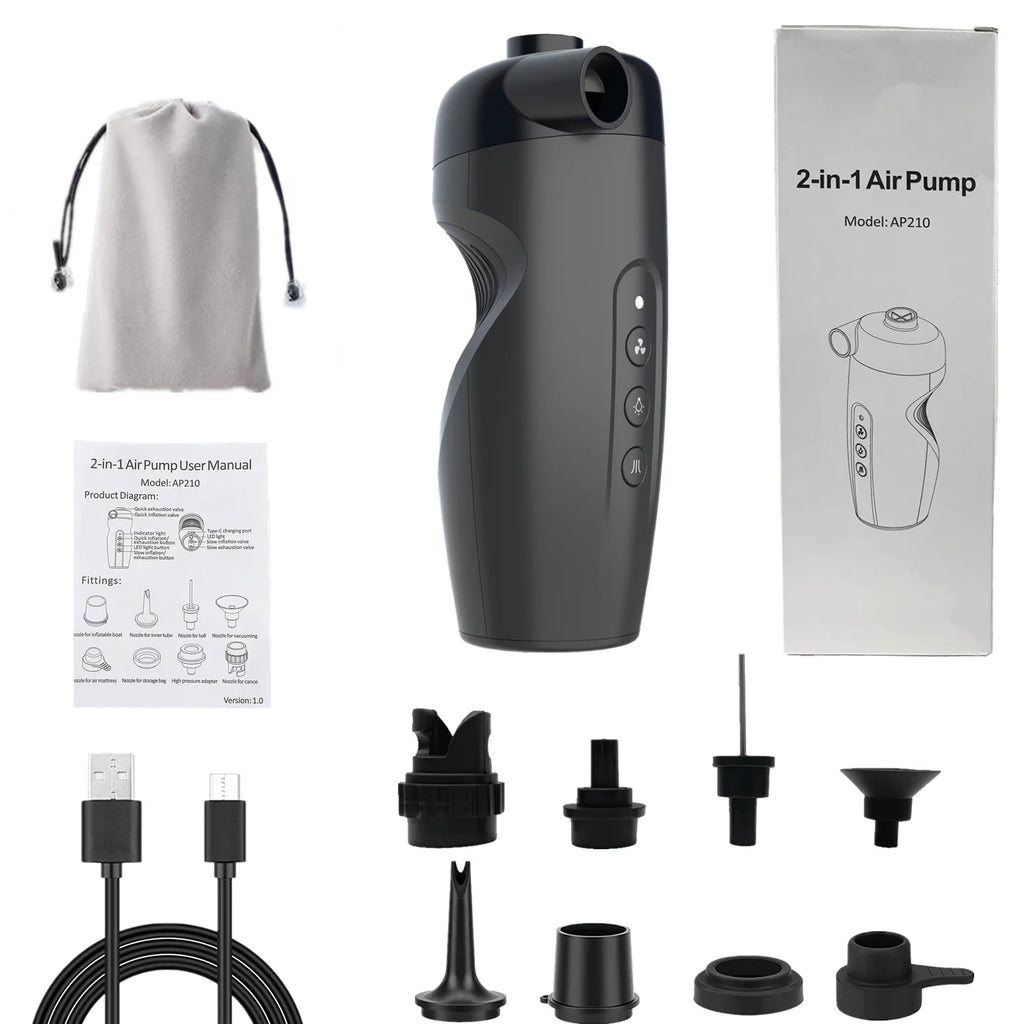 20PSI Protable Air Pump Electric Outdoor Deflatable Air Inflator For Inflatable Surfboard Paddle Stand Up Paddle Board Boat