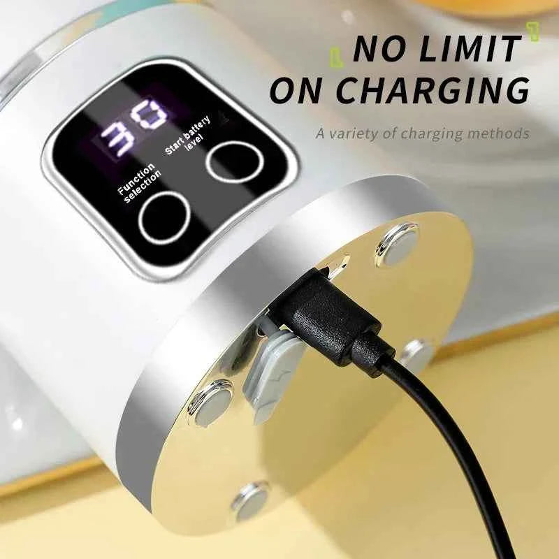 блендер juicer Portable Electric Juicer 450ml 8 Blades Travel Juicer Machine Chargeable Shakes Smoothie Blenders Fresh Juice Cup