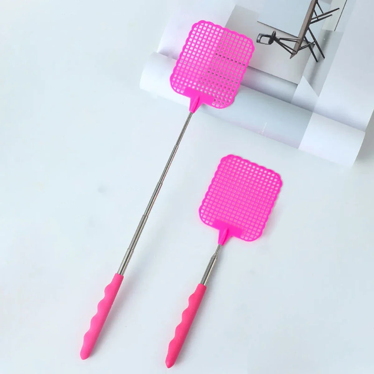 1pc Creative Retractable Fly Swatter - Easy-to-Use Mosquito Killer for Home, Beach, Travel-Compact Design Pest Control Necessity