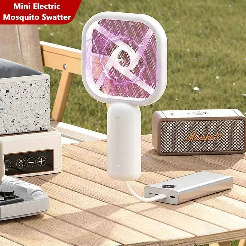 Mini Electric Mosquito Swatter USB Household Mosquito Lure Small Mosquito Killer Swatter Outdoor Portable Mosquito Killer 2026